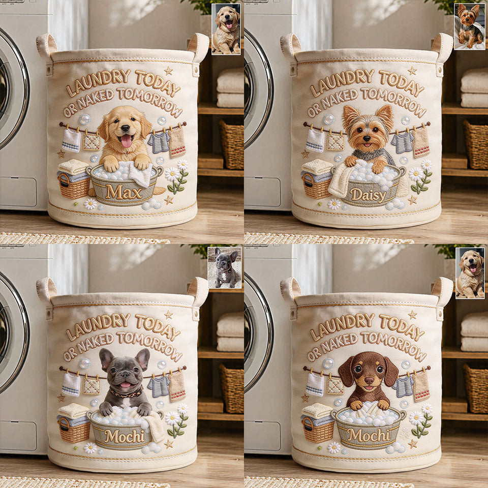 Laundry Basket - Personalized Dog Storage Basket