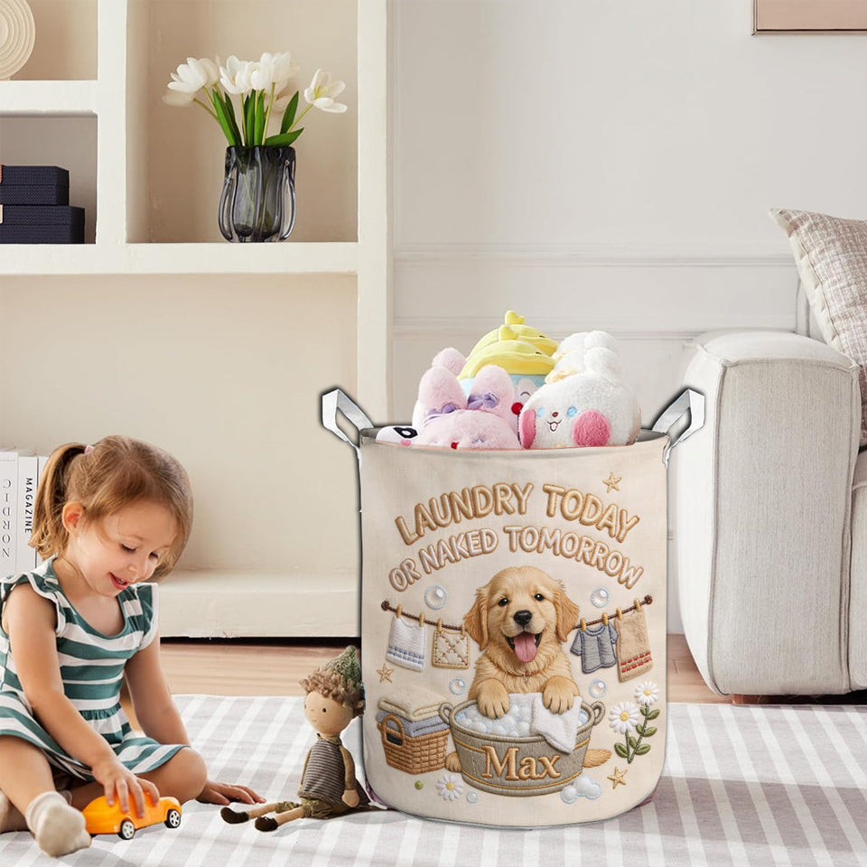 Laundry Basket - Personalized Dog Storage Basket