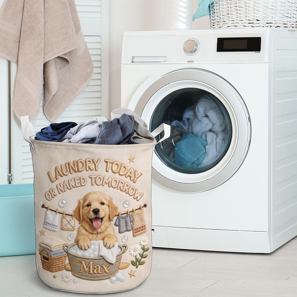 Laundry Basket - Personalized Dog Storage Basket