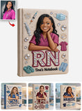 Custom Any Photo - Personalized Nurse Leather Journal