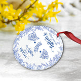 A Gift of Togetherness for Long Distance Family, Friends, or Sisters - Personalized Family Ornament