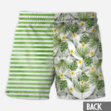 If Lost Return To Babe - Personalized Sea Lover Triangle Bikini Swimsuit And Men Shorts