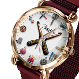 Crochet Time - Personalized Crocheting Women Hand Watch
