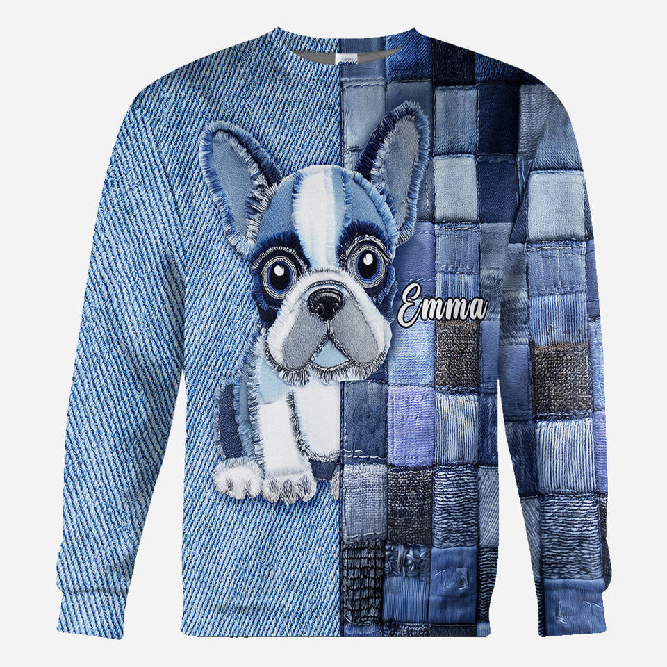 Love French Bulldog - Personalized Dog All Over Shirt