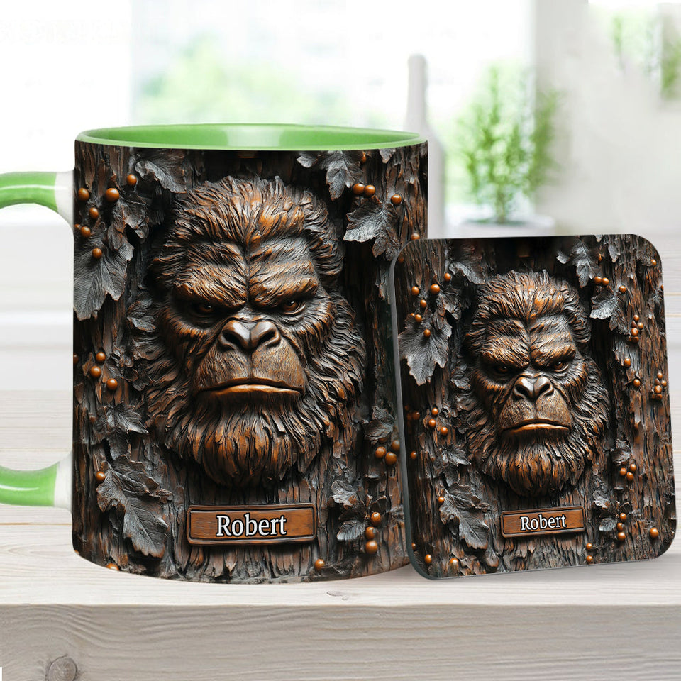 Sasquatch - Personalized Camping Accent Mug