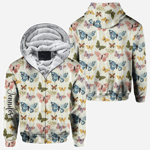 Butterflies Garden - Personalized Butterfly All Over Shirt