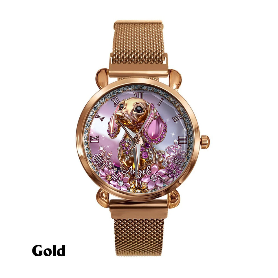 Dachshund Lovers - Personalized Dog Women Hand Watch