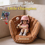 Baseball Lover - Personalized Baseball Premium Faux Fur Pillow