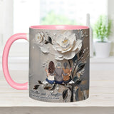 Mother And Daughters Forever Linked Together - Personalized Mother Accent Mug