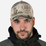 USA 250th Bass - Personalized Fishing Classic Cap