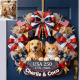 Any Photo Cute Pet 250 Years - Personalized Dog Custom Shaped Wood Sign
