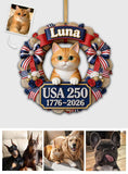 Any Photo Cute Pet 250 Years - Personalized Dog Custom Shaped Wood Sign
