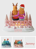 Siblings Forever - Personalized Sibling Custom Shaped Acrylic Plaque