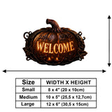 Welcome To The Witch House - Personalized Witch Wooden Wall Mount Sign