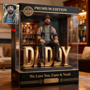 Custom Any Photo - Personalized Father Custom Shaped Acrylic Plaque