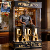 Custom Any Photo - Personalized Father Custom Shaped Acrylic Plaque