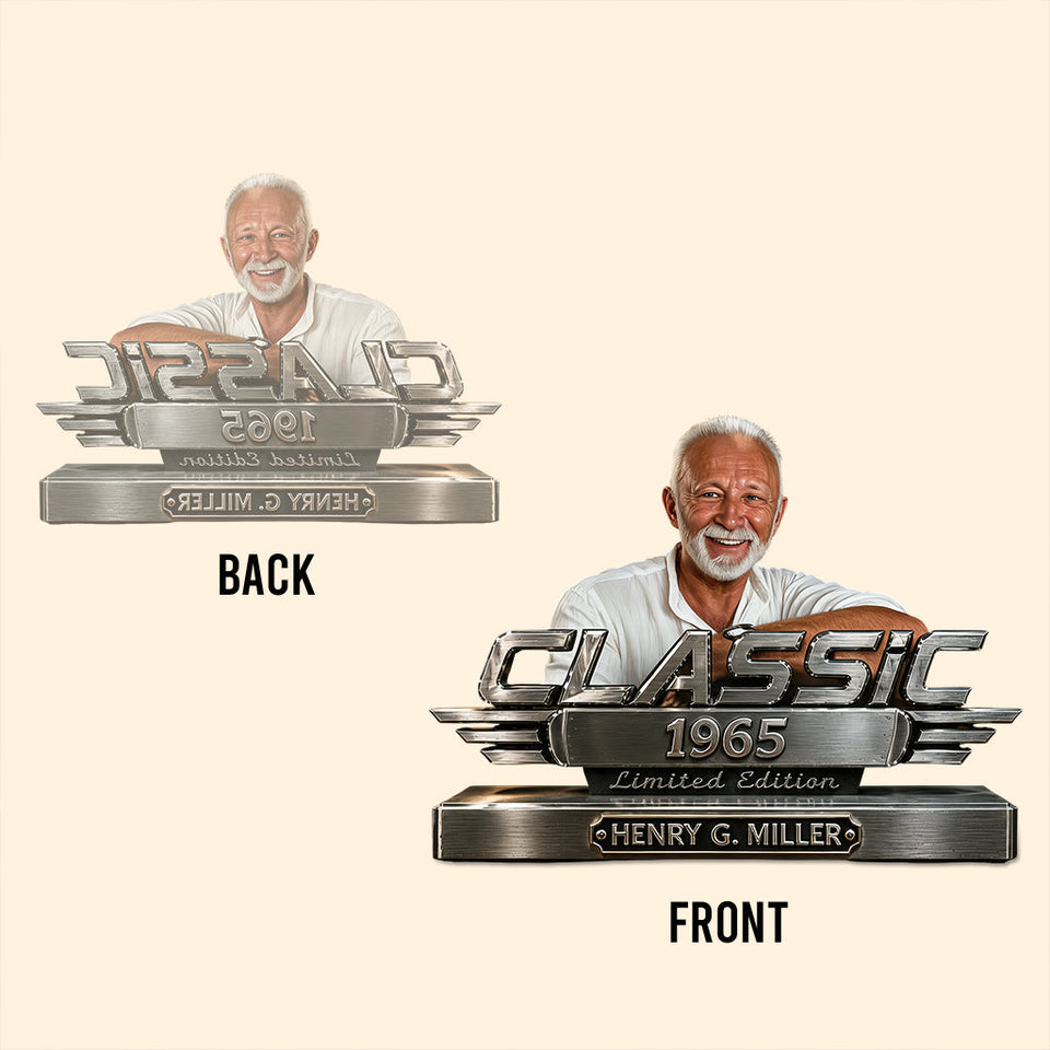 Custom Any Photo Classic - Personalized Father Custom Shaped Acrylic Plaque