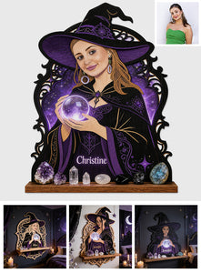 Be A Witch - Personalized Witch Wooden Floating Shelf
