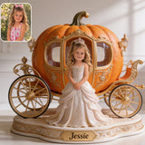 Pumpkin Carriage - Personalized Kid Custom Shaped Acrylic Plaque