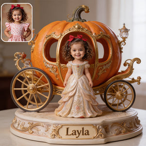 Pumpkin Carriage - Personalized Kid Custom Shaped Acrylic Plaque