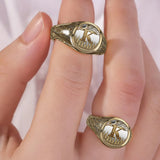 Name Initial Alphabet - Personalized Luxury Signet Ring