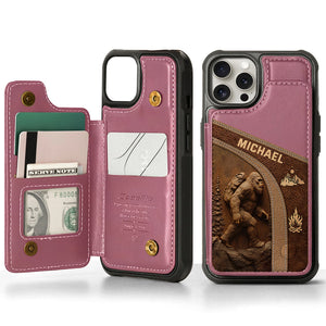 Sasquatch - Personalized Hiking Wallet Phone Case