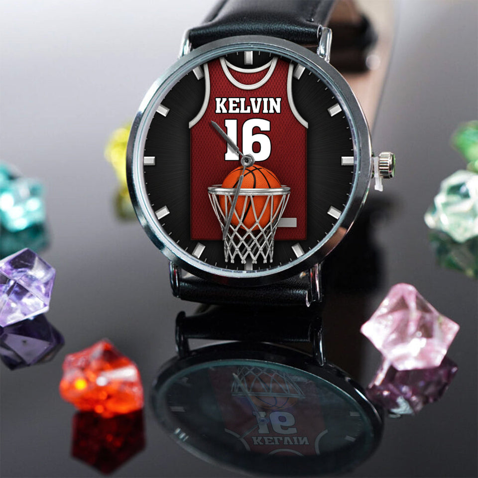 Love Basketball - Personalized Basketball Hand Watch