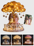 Besties Forever - Personalized Bestie Acrylic LED Night Light