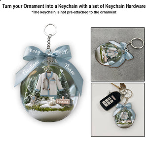 Awesome Nurse - Personalized Nurse Ornament