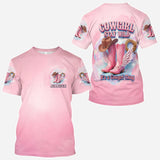 Cowgirl Stay Wild - Personalized Cowgirl All Over Shirt