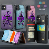 Halloween Gift For Grandma, Mama Witch - Personalized Mother Wallet Phone Case