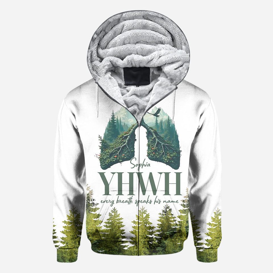 YHWH Speaks His Name - Personalized Christian All Over Shirt