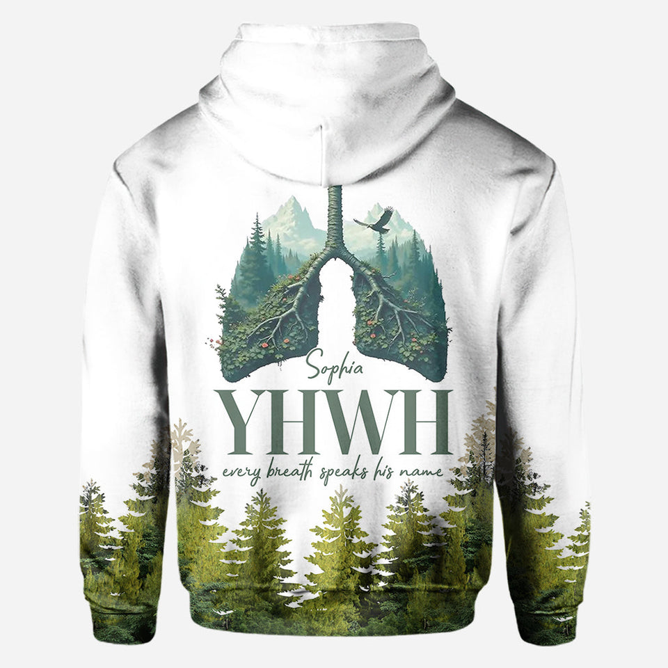 YHWH Speaks His Name - Personalized Christian All Over Shirt