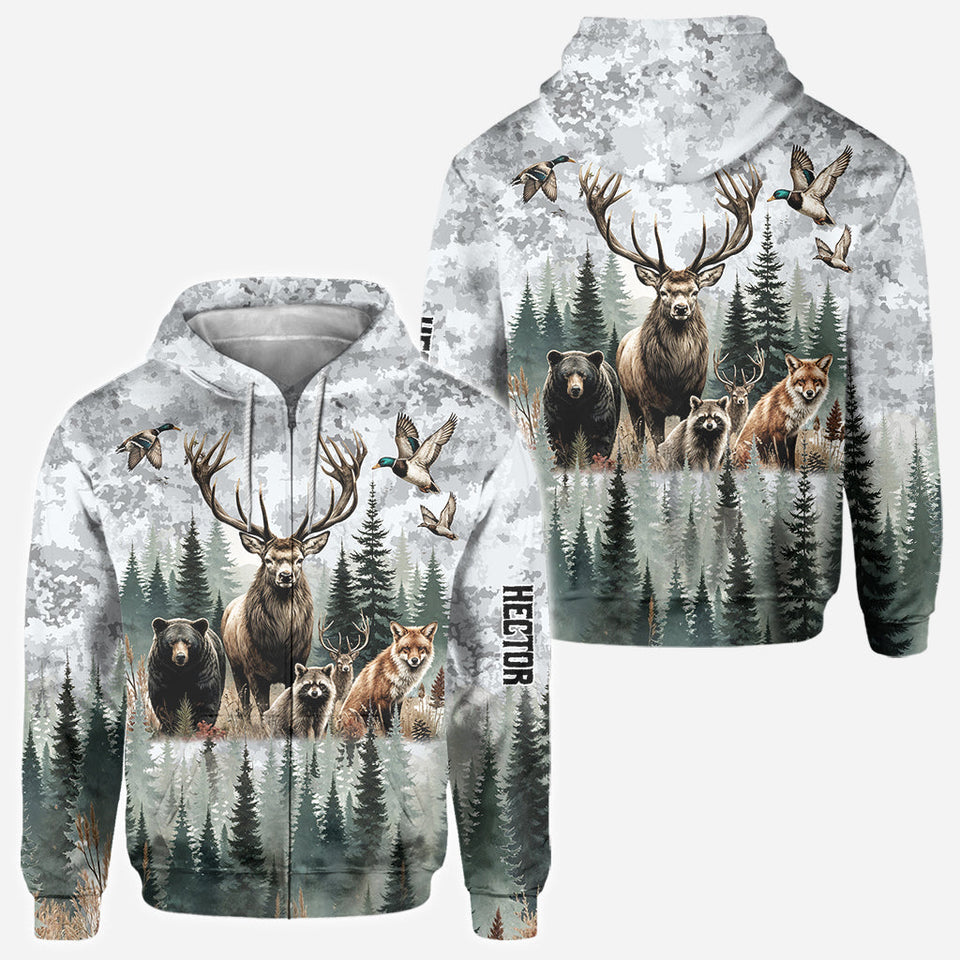 Love Hunting - Personalized Hunting All Over Shirt