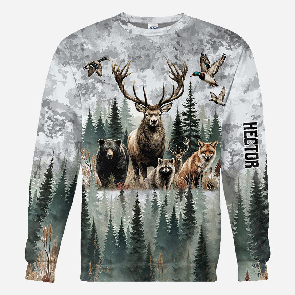 Love Hunting - Personalized Hunting All Over Shirt