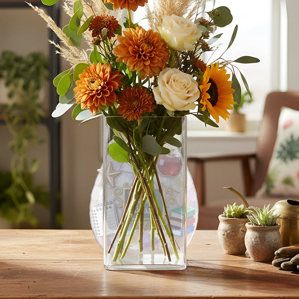 Teacher Gifts - Personalized Teacher Acrylic Pot