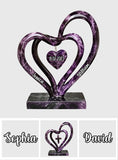 Love Forever - Personalized Couple Custom Shaped Acrylic Plaque