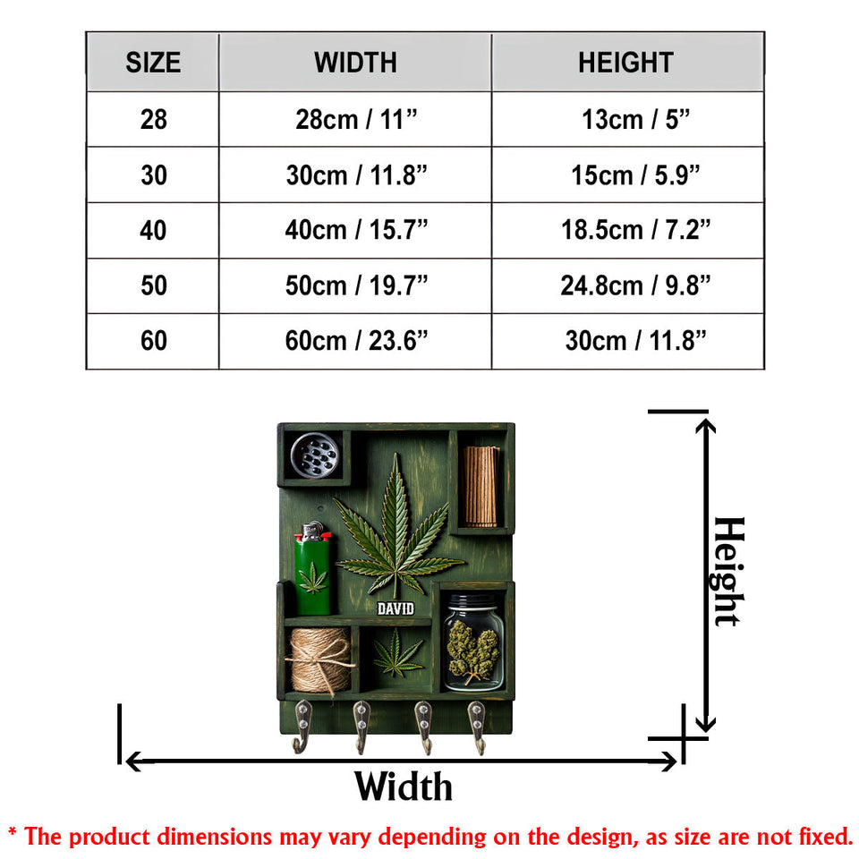 Magic Leaf - Personalized Weed Custom Shaped Hanging Rack