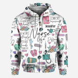 Nursing Is A Work Of Heart - Personalized Nurse All Over Shirt