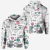 Nursing Is A Work Of Heart - Personalized Nurse All Over Shirt