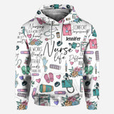 Nursing Is A Work Of Heart - Personalized Nurse All Over Shirt