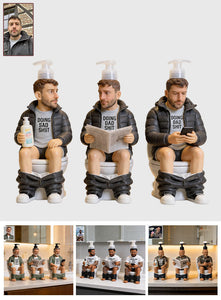 Doing Dad Sh*t, Funny Pack Of Three Bathroom Dispenser, Father's Day Gift - Personalized Father Pump Dispenser