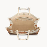Cute Highland Cow - Personalized Highland Cow Leather Handbag