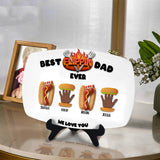 Best Flippin Dad Ever - Personalized Father Plate