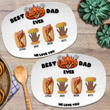 Best Flippin Dad Ever - Personalized Father Plate