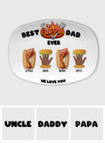 Best Flippin Dad Ever - Personalized Father Plate
