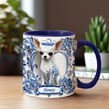 Cute Chihuahua - Personalized Dog Accent Mug