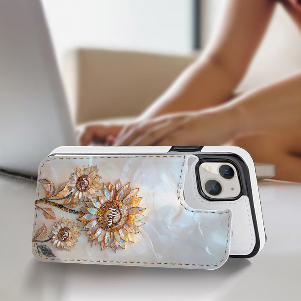 Happy Mother's Day - Personalized Mother Foldable Wallet Phone Case