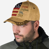 Legend Dad Father - Personalized Father Classic Cap