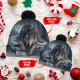 Strong Wolf - Personalized Wolf Beanie Hat